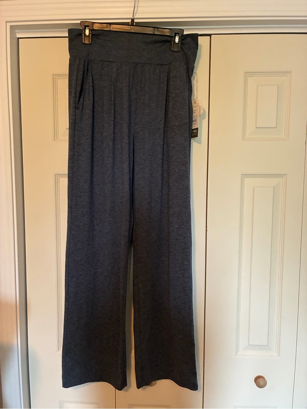 NWT Vuori Wide-Leg Lounge Pants in Charcoal Size Large